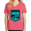 Cotton Women's V-neck Tee sing united test Thumbnail