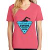 Cotton Women's V-neck Tee sing united test Thumbnail