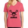 Cotton Women's V-neck Tee sing united test Thumbnail