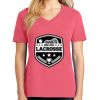 Cotton Women's V-neck Tee sing united test Thumbnail