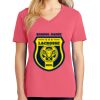 Cotton Women's V-neck Tee sing united test Thumbnail