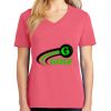 Cotton Women's V-neck Tee sing united test Thumbnail