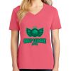 Cotton Women's V-neck Tee sing united test Thumbnail
