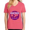 Cotton Women's V-neck Tee sing united test Thumbnail