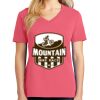 Cotton Women's V-neck Tee sing united test Thumbnail