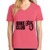 Cotton Women's V-neck Tee sing united test Thumbnail