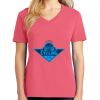 Cotton Women's V-neck Tee sing united test Thumbnail
