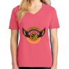 Cotton Women's V-neck Tee sing united test Thumbnail
