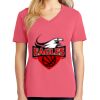 Cotton Women's V-neck Tee sing united test Thumbnail