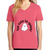 Cotton Women's V-neck Tee sing united test Thumbnail