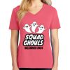 Cotton Women's V-neck Tee sing united test Thumbnail