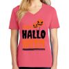 Cotton Women's V-neck Tee sing united test Thumbnail