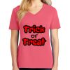 Cotton Women's V-neck Tee sing united test Thumbnail