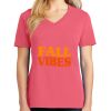 Cotton Women's V-neck Tee sing united test Thumbnail