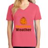 Cotton Women's V-neck Tee sing united test Thumbnail