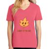 Cotton Women's V-neck Tee sing united test Thumbnail