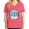 Cotton Women's V-neck Tee sing united test Thumbnail