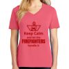 Cotton Women's V-neck Tee sing united test Thumbnail