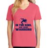 Cotton Women's V-neck Tee sing united test Thumbnail