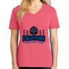 Cotton Women's V-neck Tee sing united test Thumbnail