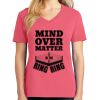 Cotton Women's V-neck Tee sing united test Thumbnail