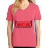 Cotton Women's V-neck Tee sing united test Thumbnail