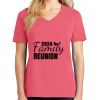 Cotton Women's V-neck Tee sing united test Thumbnail