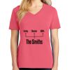 Cotton Women's V-neck Tee sing united test Thumbnail