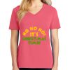 Cotton Women's V-neck Tee sing united test Thumbnail