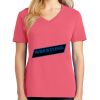 Cotton Women's V-neck Tee sing united test Thumbnail