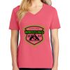 Cotton Women's V-neck Tee sing united test Thumbnail