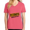Cotton Women's V-neck Tee sing united test Thumbnail