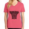 Cotton Women's V-neck Tee sing united test Thumbnail