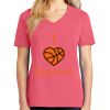 Cotton Women's V-neck Tee sing united test Thumbnail