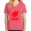 Cotton Women's V-neck Tee sing united test Thumbnail