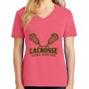 Cotton Women's V-neck Tee sing united test Thumbnail