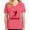 Cotton Women's V-neck Tee sing united test Thumbnail