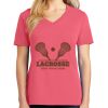 Cotton Women's V-neck Tee sing united test Thumbnail