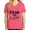 Cotton Women's V-neck Tee sing united test Thumbnail