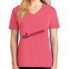 Cotton Women's V-neck Tee sing united test Thumbnail