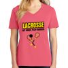 Cotton Women's V-neck Tee sing united test Thumbnail