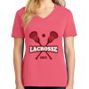 Cotton Women's V-neck Tee sing united test Thumbnail