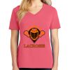 Cotton Women's V-neck Tee sing united test Thumbnail