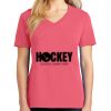 Cotton Women's V-neck Tee sing united test Thumbnail