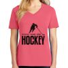 Cotton Women's V-neck Tee sing united test Thumbnail