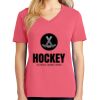 Cotton Women's V-neck Tee sing united test Thumbnail