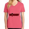 Cotton Women's V-neck Tee sing united test Thumbnail