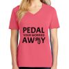 Cotton Women's V-neck Tee sing united test Thumbnail