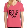Cotton Women's V-neck Tee sing united test Thumbnail