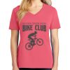 Cotton Women's V-neck Tee sing united test Thumbnail